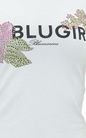 BLUGIRL-Tricou cu logo grafic din strasuri